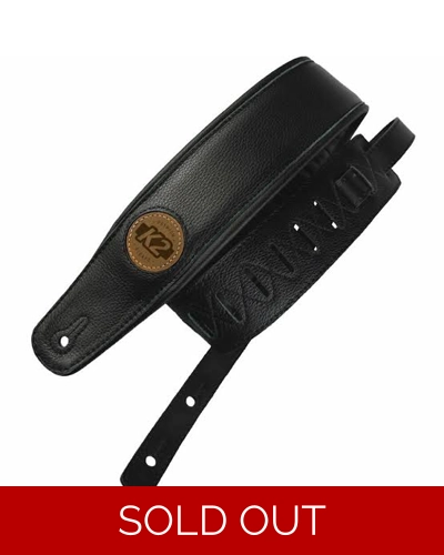 K2 Brazilian leather guitar strap